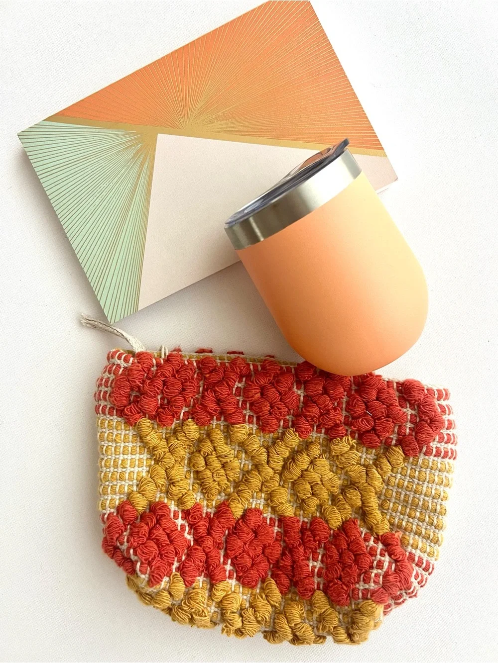 Gift Set: Insulated Tumbler, Journal and Zip Pouch / Clutch: All NWT